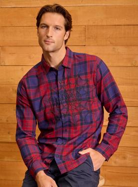 Our Universe Marvel Spider-Man Plaid Flannel Our Universe Exclusive, , hi-res